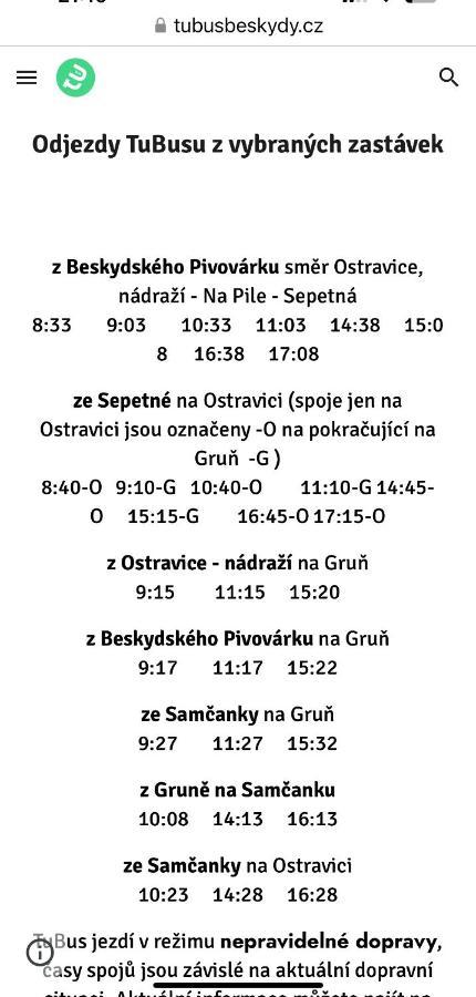 Chatka Pod Lysou Ostrawica Zewnętrze zdjęcie